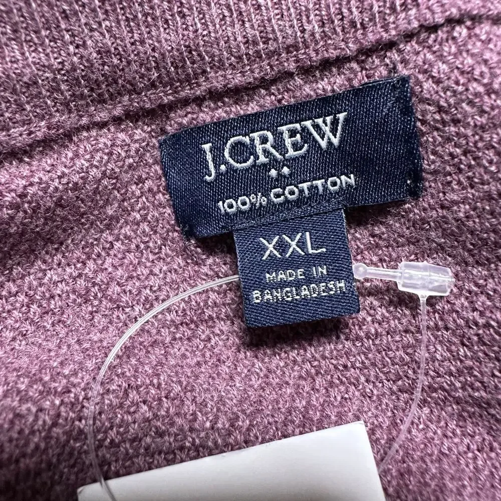 J. Crew Men's Crewneck Sweater in Plum Size XX-Large New With Tags Condition